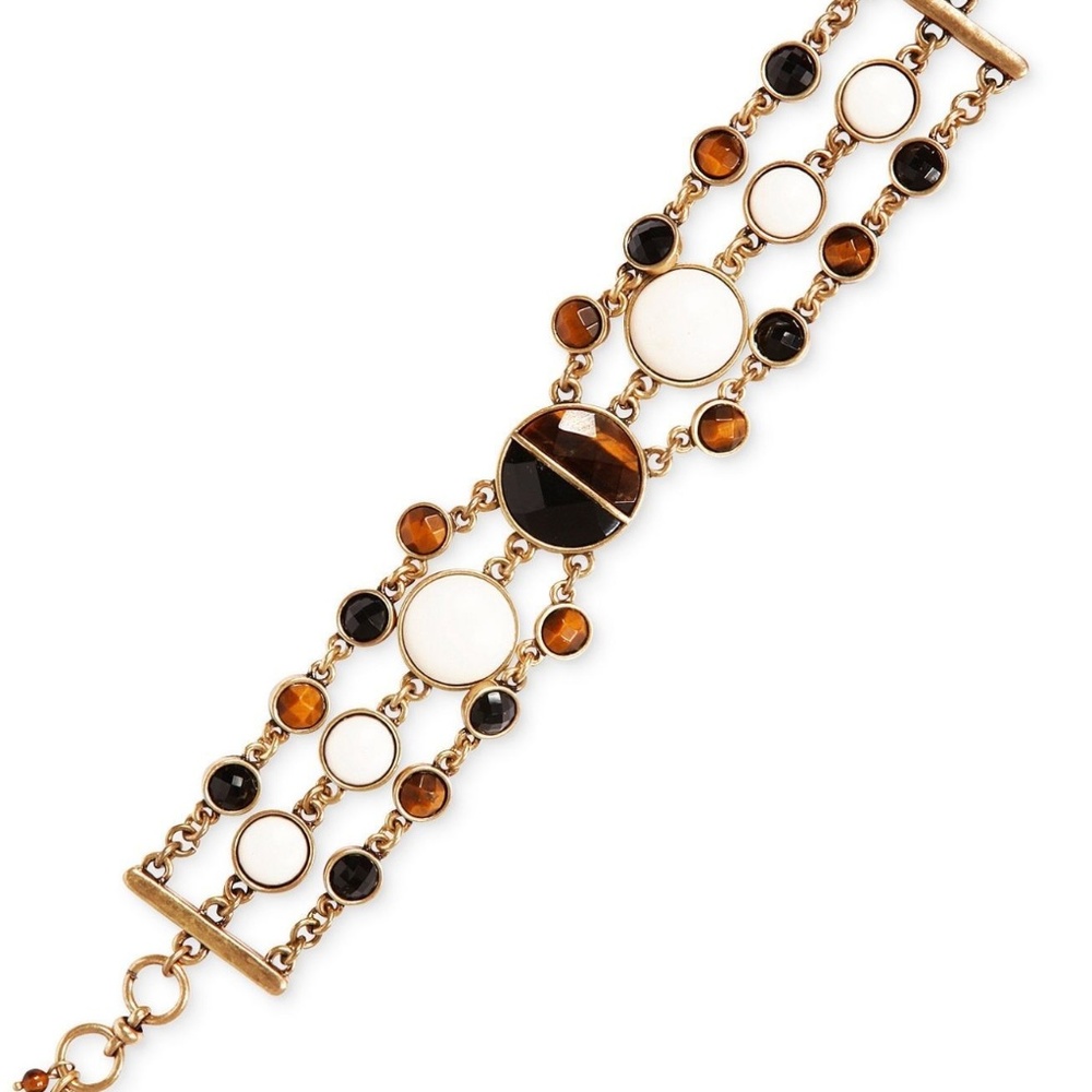 Lucky Brand Tiger's Eye Multi-Row Bracelets